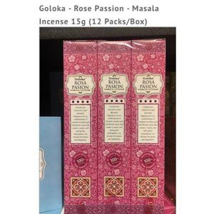 Goloka - Rose Passion - Masala Incense 15g